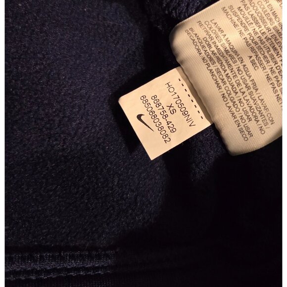 Nike Mens XS Hoodie Sweatshirt Just Do It Spell Out Pullover Blue Hoodie - Picture 8 of 14